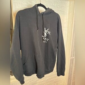 Black Graphic Hoodie